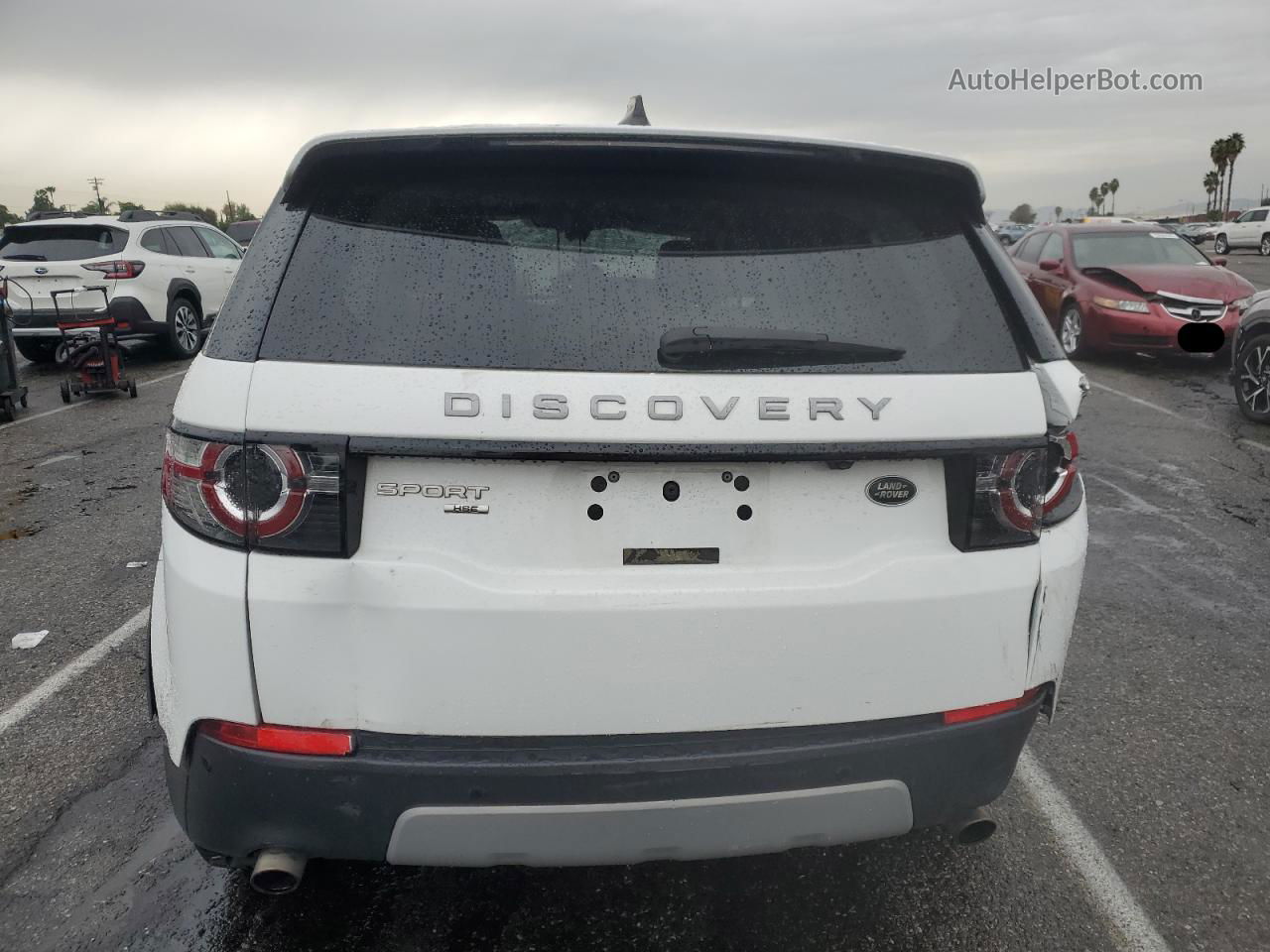 2019 Land Rover Discovery Sport Hse White vin: SALCR2FX2KH789395