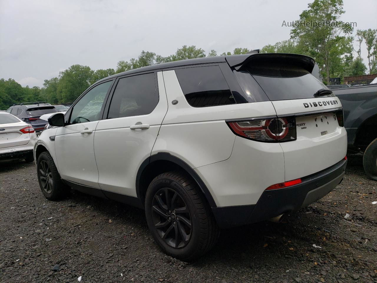 2019 Land Rover Discovery Sport Hse Белый vin: SALCR2FX3KH793584