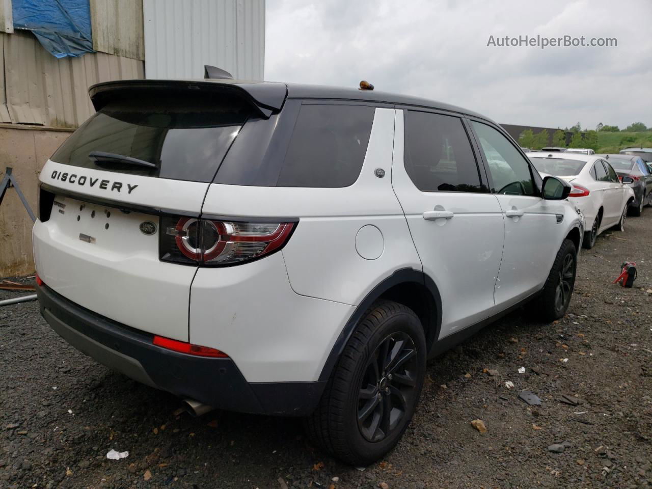 2019 Land Rover Discovery Sport Hse Белый vin: SALCR2FX3KH793584