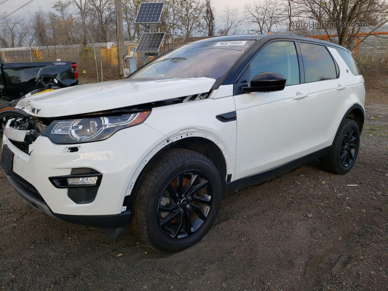 2019 Land Rover Discovery Sport Hse White vin: SALCR2FX3KH793584