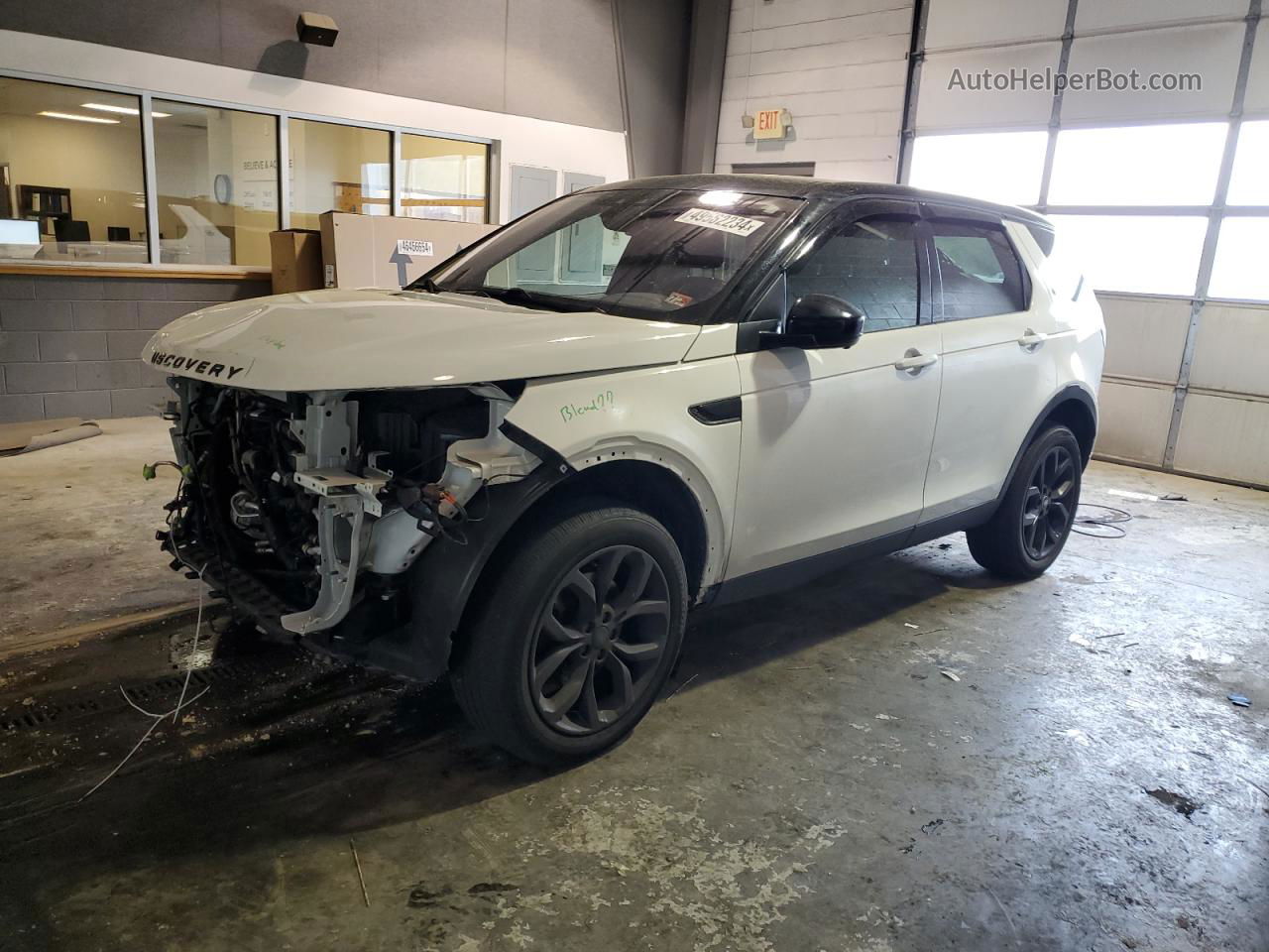 2019 Land Rover Discovery Sport Hse Белый vin: SALCR2FX3KH804549