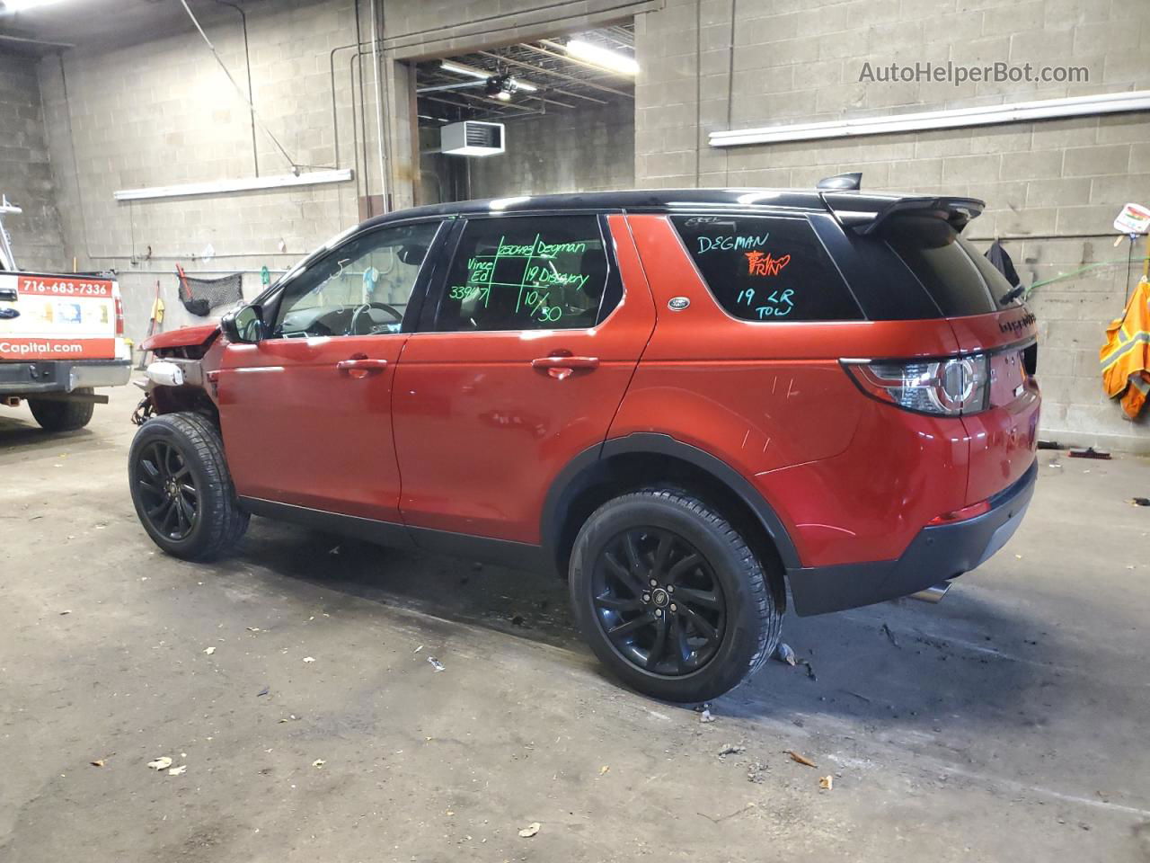 2019 Land Rover Discovery Sport Hse Red vin: SALCR2FX3KH830049