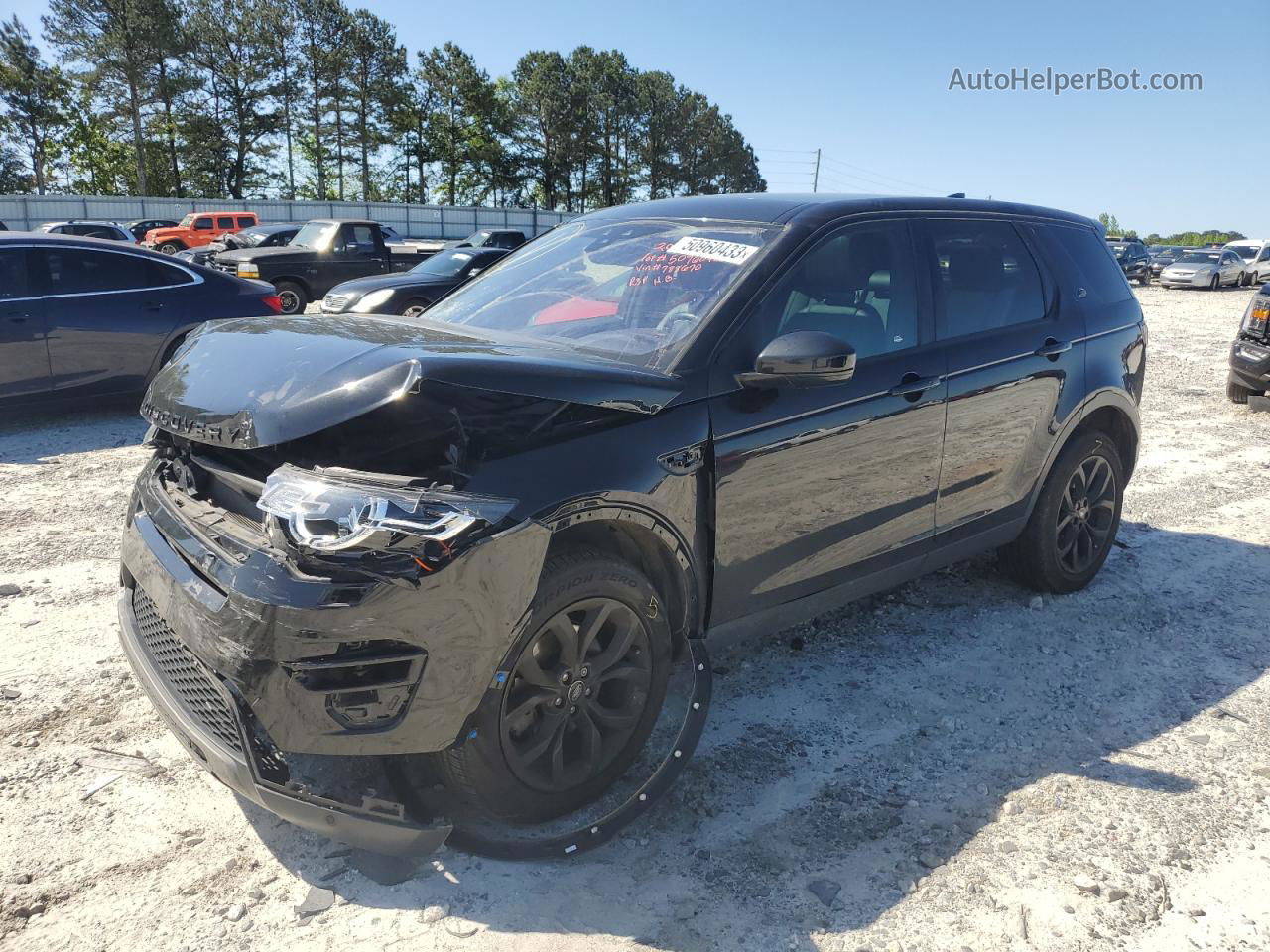 2019 Land Rover Discovery Sport Hse Black vin: SALCR2FX4KH788670