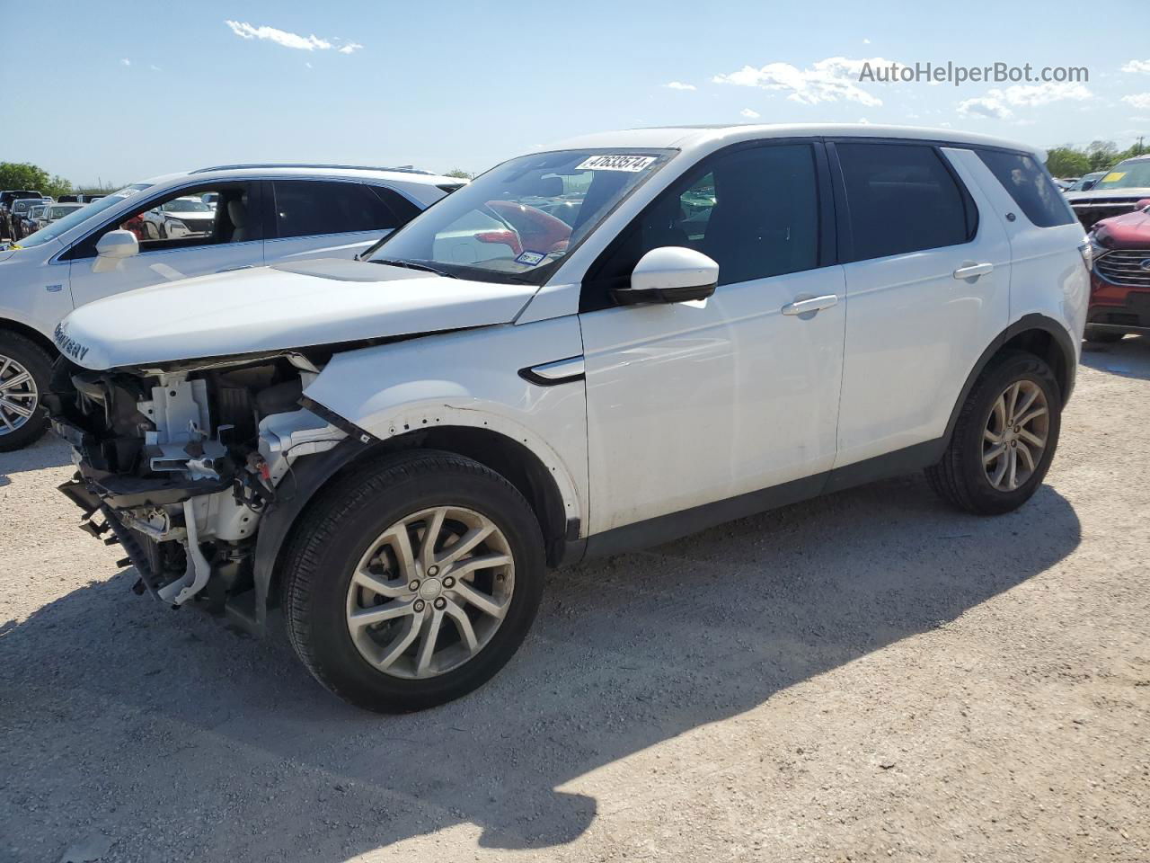 2019 Land Rover Discovery Sport Hse White vin: SALCR2FX4KH790502