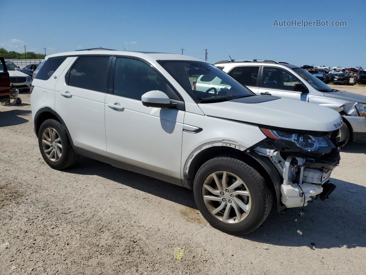 2019 Land Rover Discovery Sport Hse White vin: SALCR2FX4KH790502