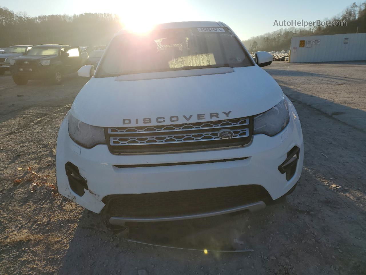 2019 Land Rover Discovery Sport Hse White vin: SALCR2FX4KH798986