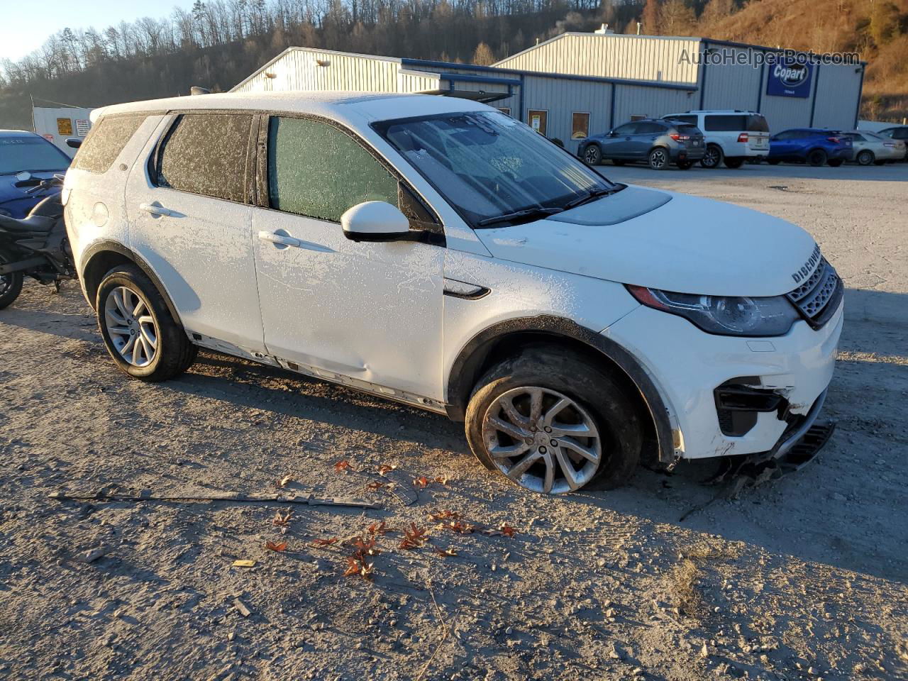 2019 Land Rover Discovery Sport Hse White vin: SALCR2FX4KH798986