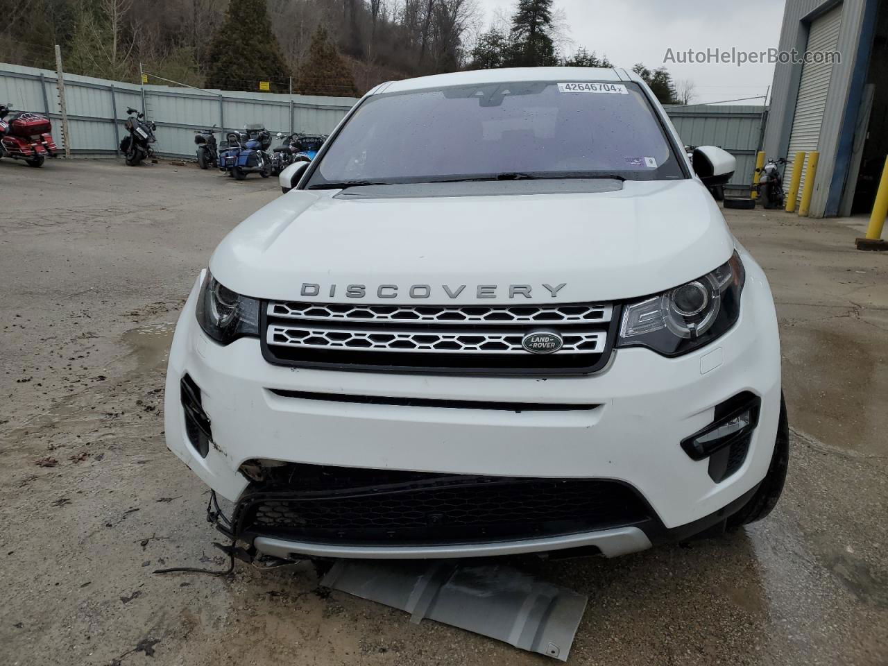 2019 Land Rover Discovery Sport Hse Белый vin: SALCR2FX4KH798986