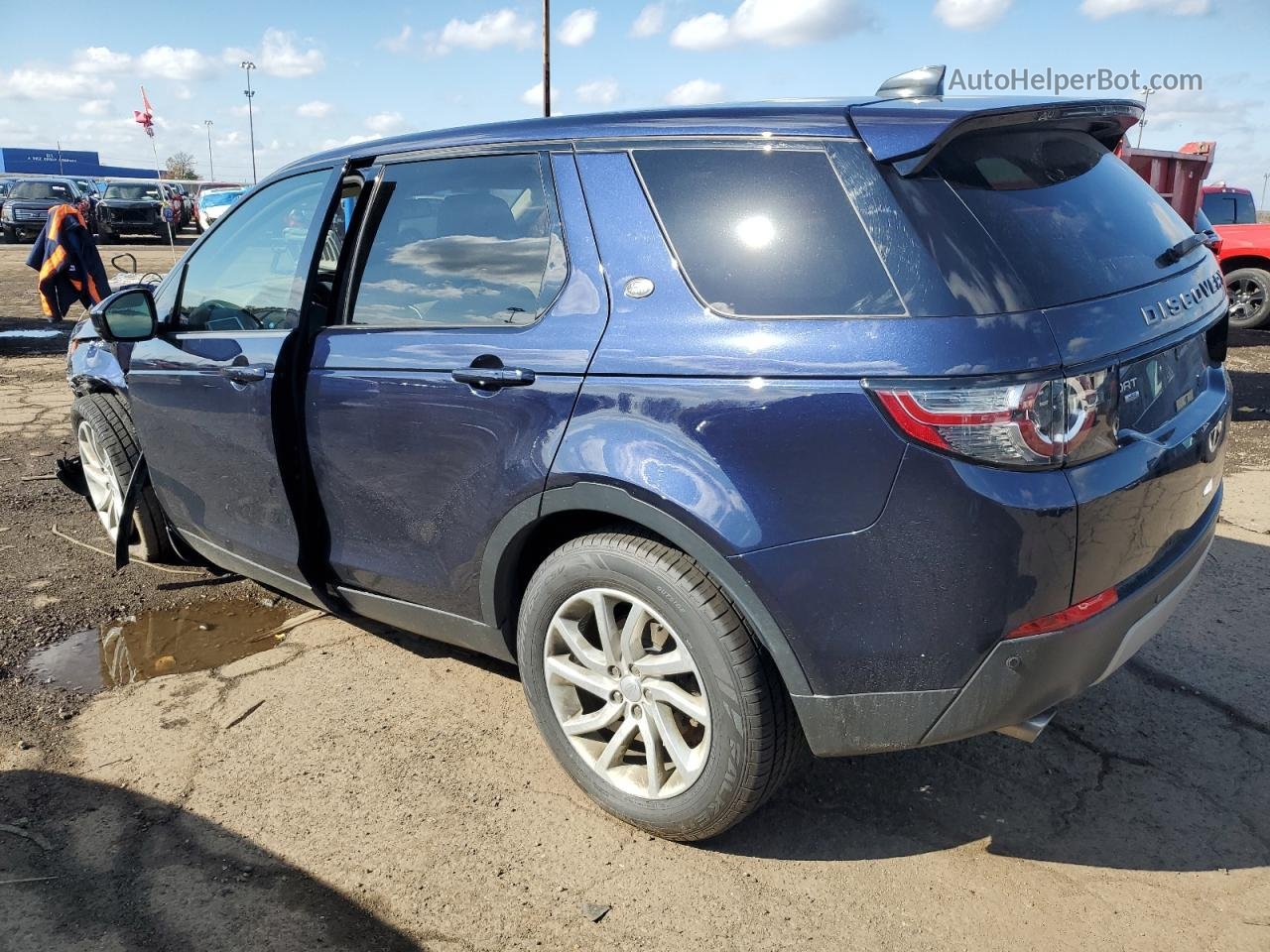 2019 Land Rover Discovery Sport Hse Синий vin: SALCR2FX4KH802258