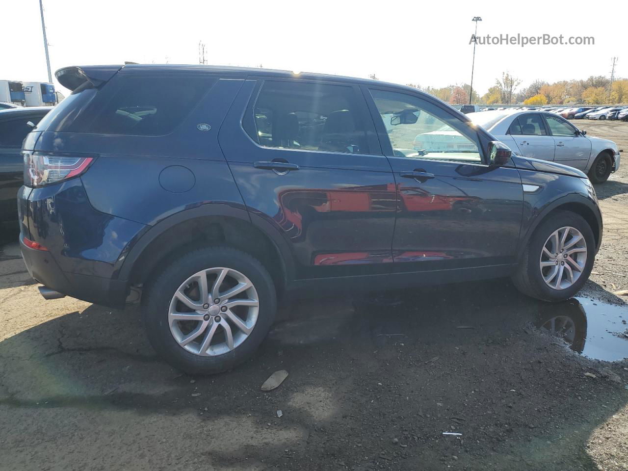 2019 Land Rover Discovery Sport Hse Синий vin: SALCR2FX4KH802258