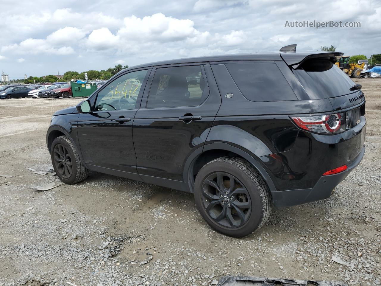 2019 Land Rover Discovery Sport Hse Черный vin: SALCR2FX4KH826009