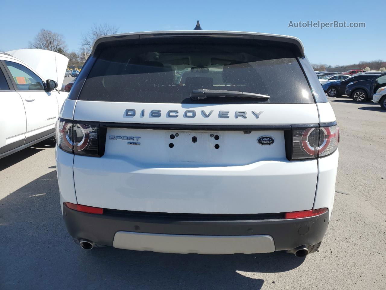 2019 Land Rover Discovery Sport Hse Белый vin: SALCR2FX6KH784376