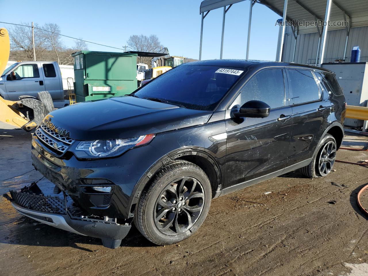 2019 Land Rover Discovery Sport Hse Черный vin: SALCR2FX8KH783021