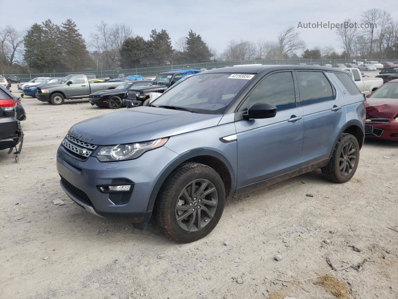 2019 Land Rover Discovery Sport Hse Синий vin: SALCR2FX8KH786517