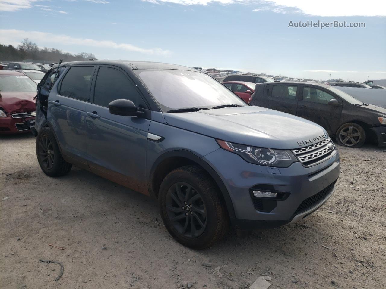 2019 Land Rover Discovery Sport Hse Синий vin: SALCR2FX8KH786517