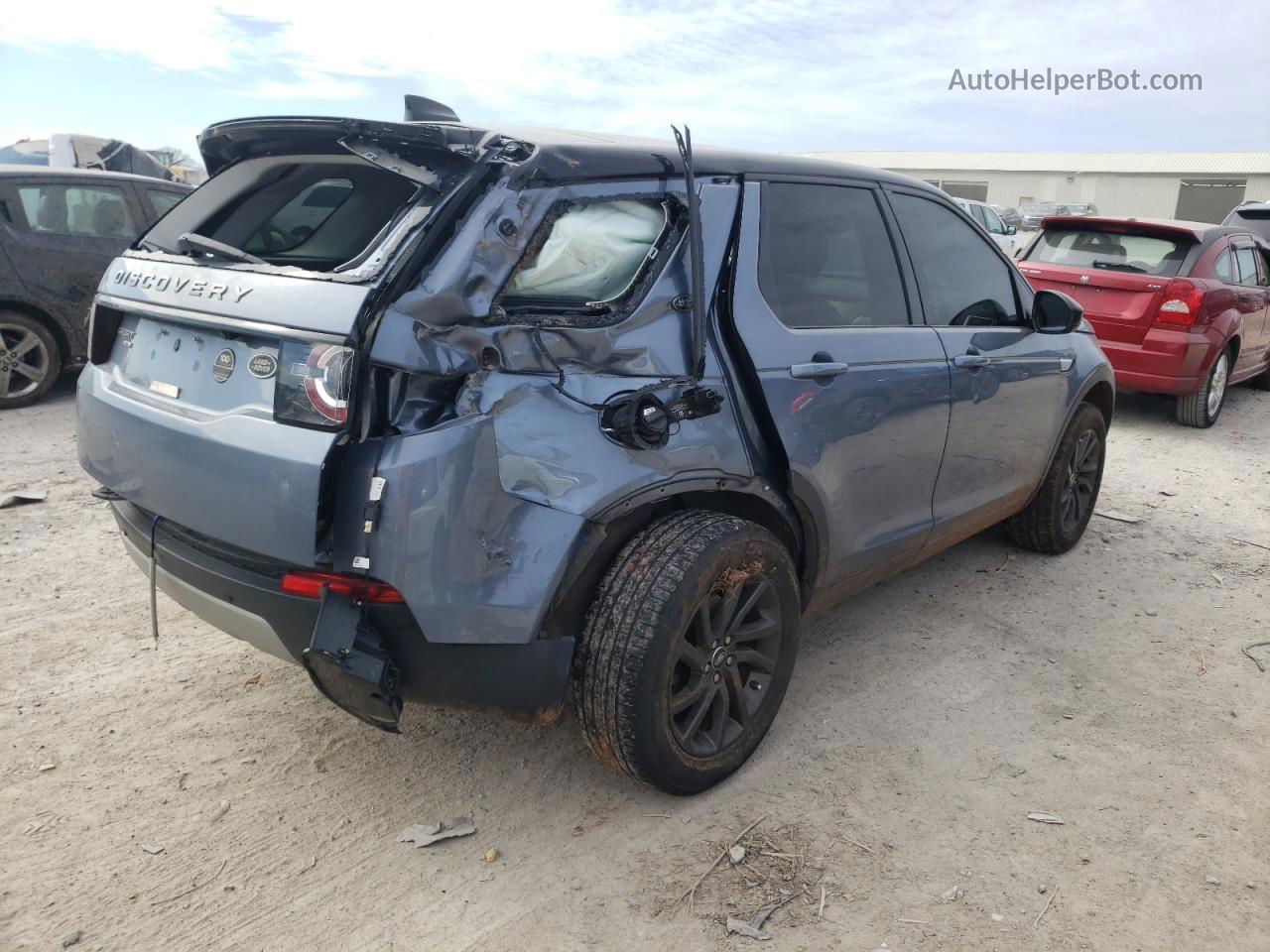 2019 Land Rover Discovery Sport Hse Синий vin: SALCR2FX8KH786517