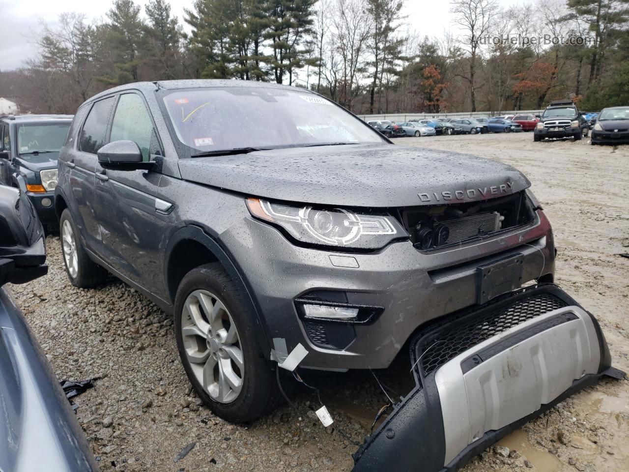 2019 Land Rover Discovery Sport Hse Серый vin: SALCR2FX8KH802151