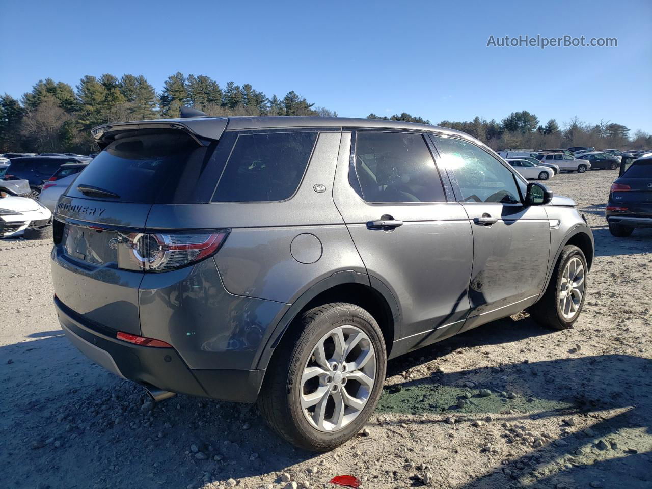 2019 Land Rover Discovery Sport Hse Gray vin: SALCR2FX8KH802151