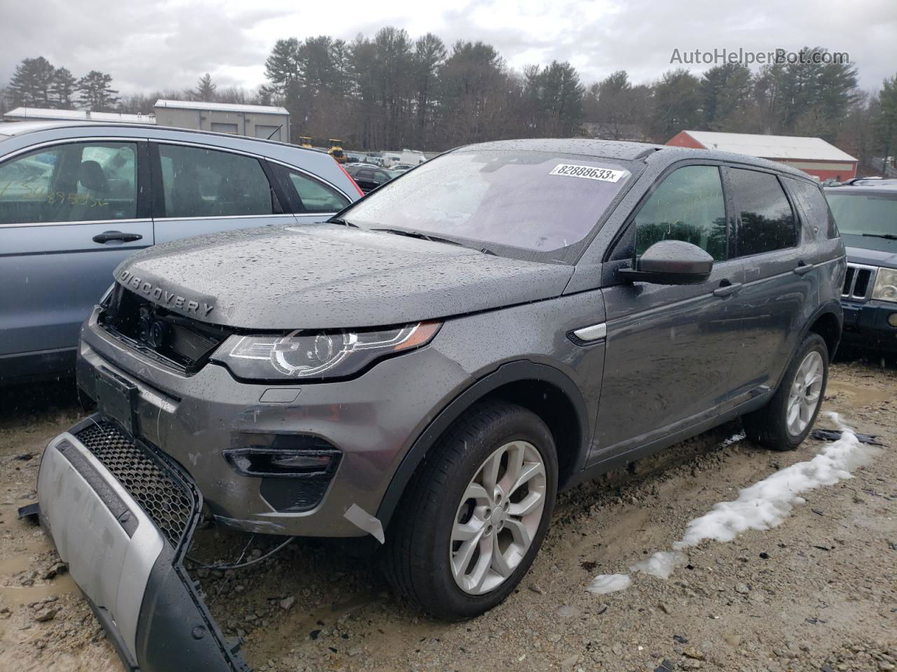 2019 Land Rover Discovery Sport Hse Gray vin: SALCR2FX8KH802151