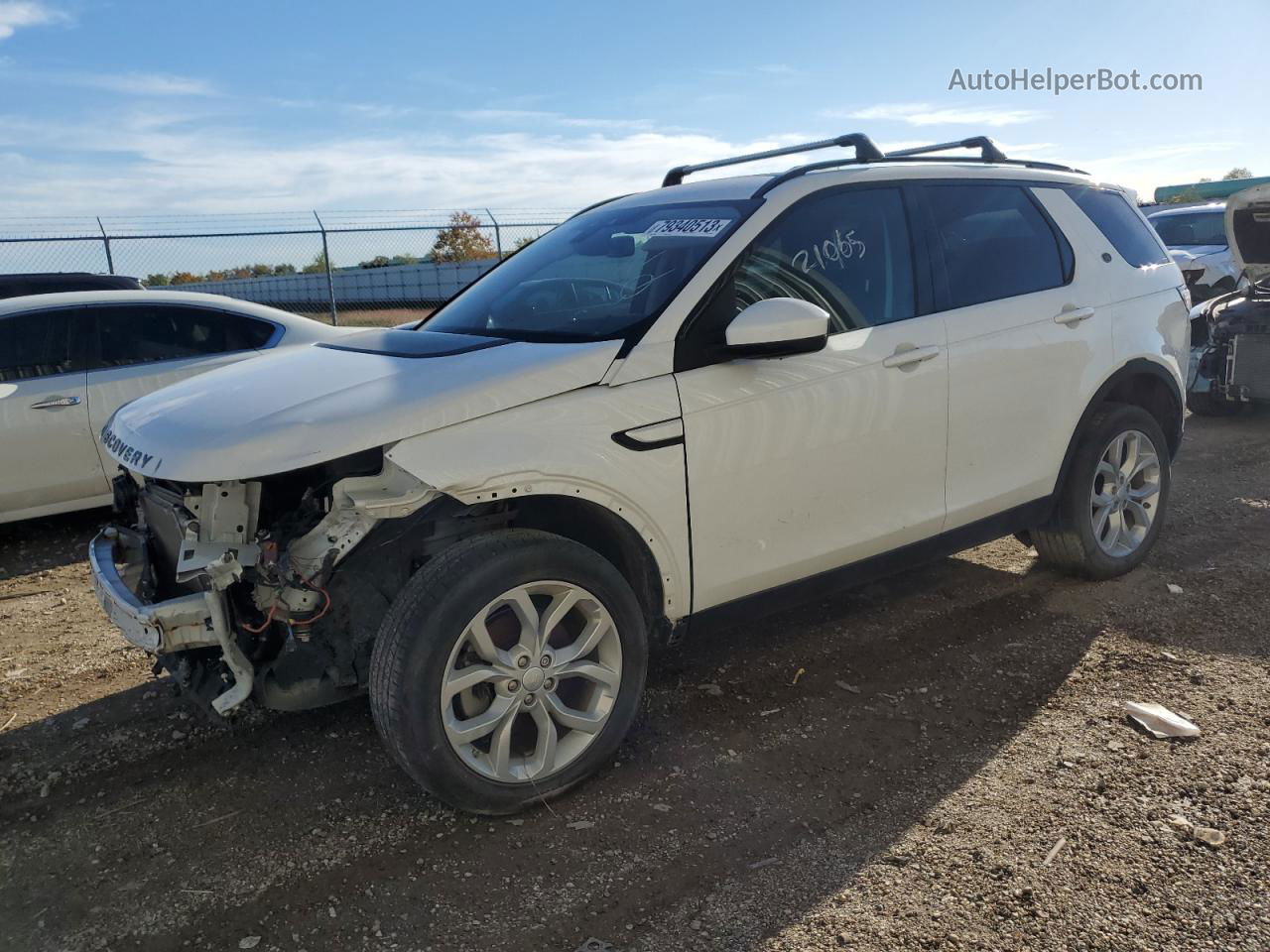 2019 Land Rover Discovery Sport Hse Белый vin: SALCR2FX9KH828600