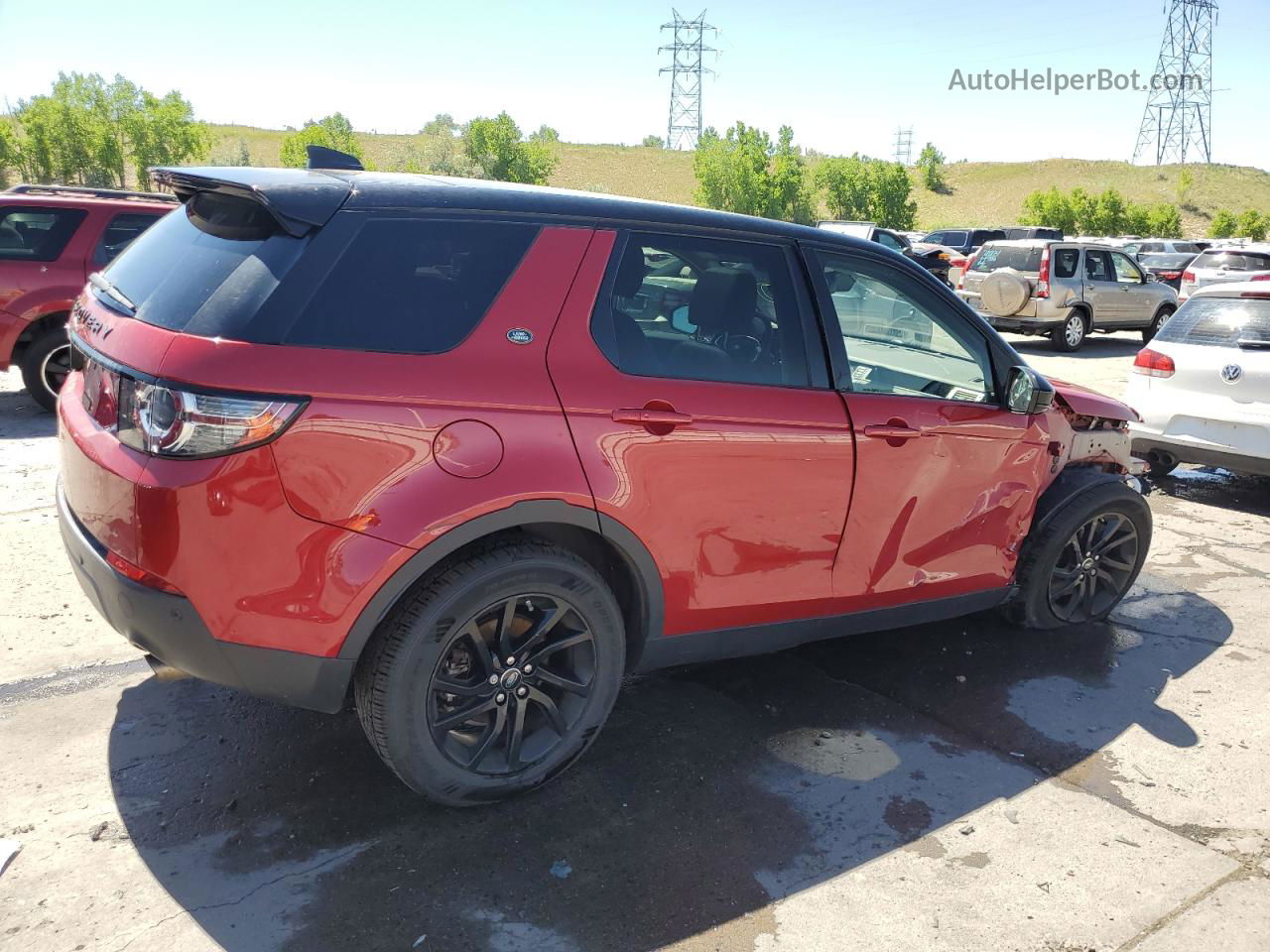 2019 Land Rover Discovery Sport Hse Red vin: SALCR2FXXKH829478