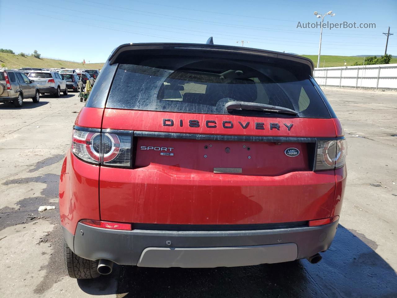 2019 Land Rover Discovery Sport Hse Красный vin: SALCR2FXXKH829478
