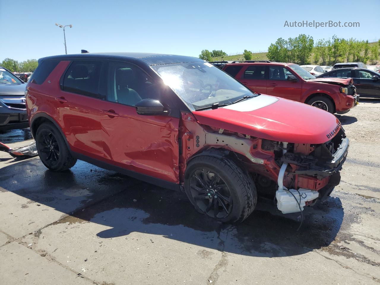 2019 Land Rover Discovery Sport Hse Red vin: SALCR2FXXKH829478