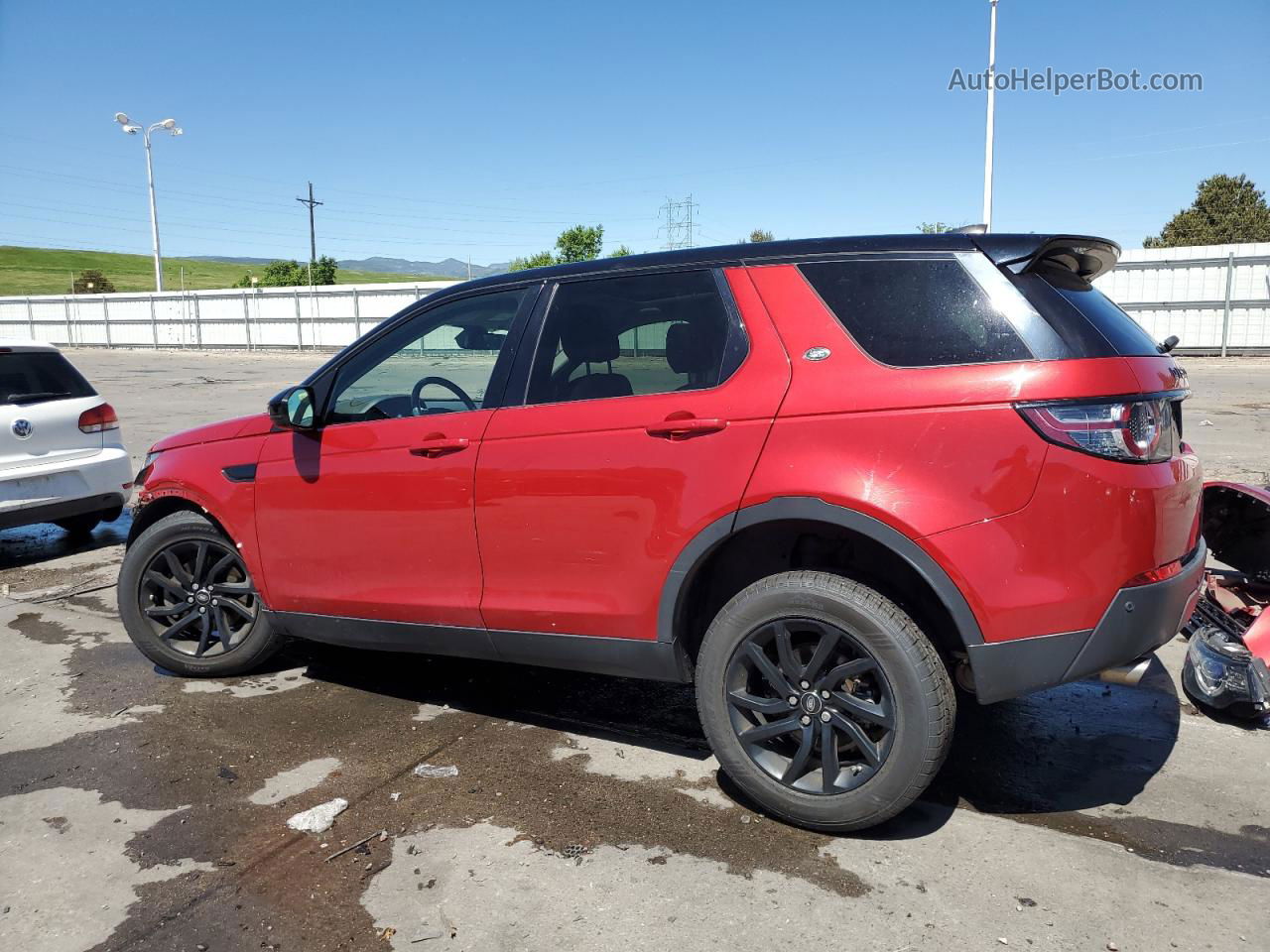 2019 Land Rover Discovery Sport Hse Красный vin: SALCR2FXXKH829478