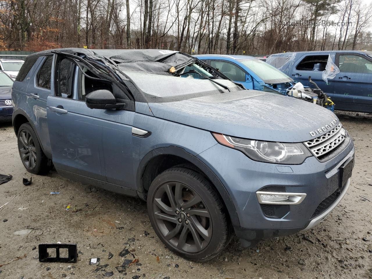 2019 Land Rover Discovery Sport Hse Luxury Синий vin: SALCT2FX2KH785588
