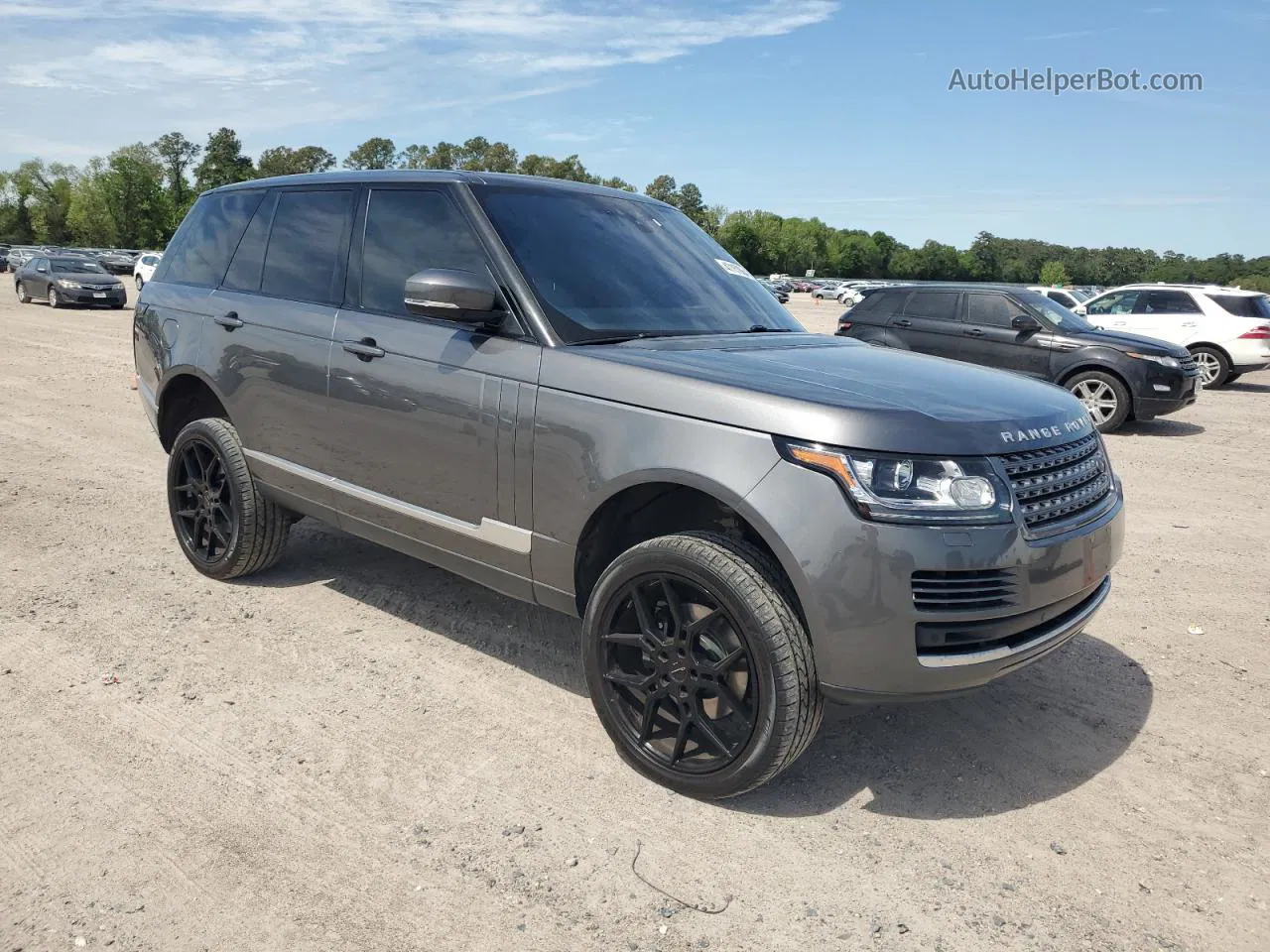 2017 Land Rover Range Rover  Gray vin: SALGR2FK2HA363889