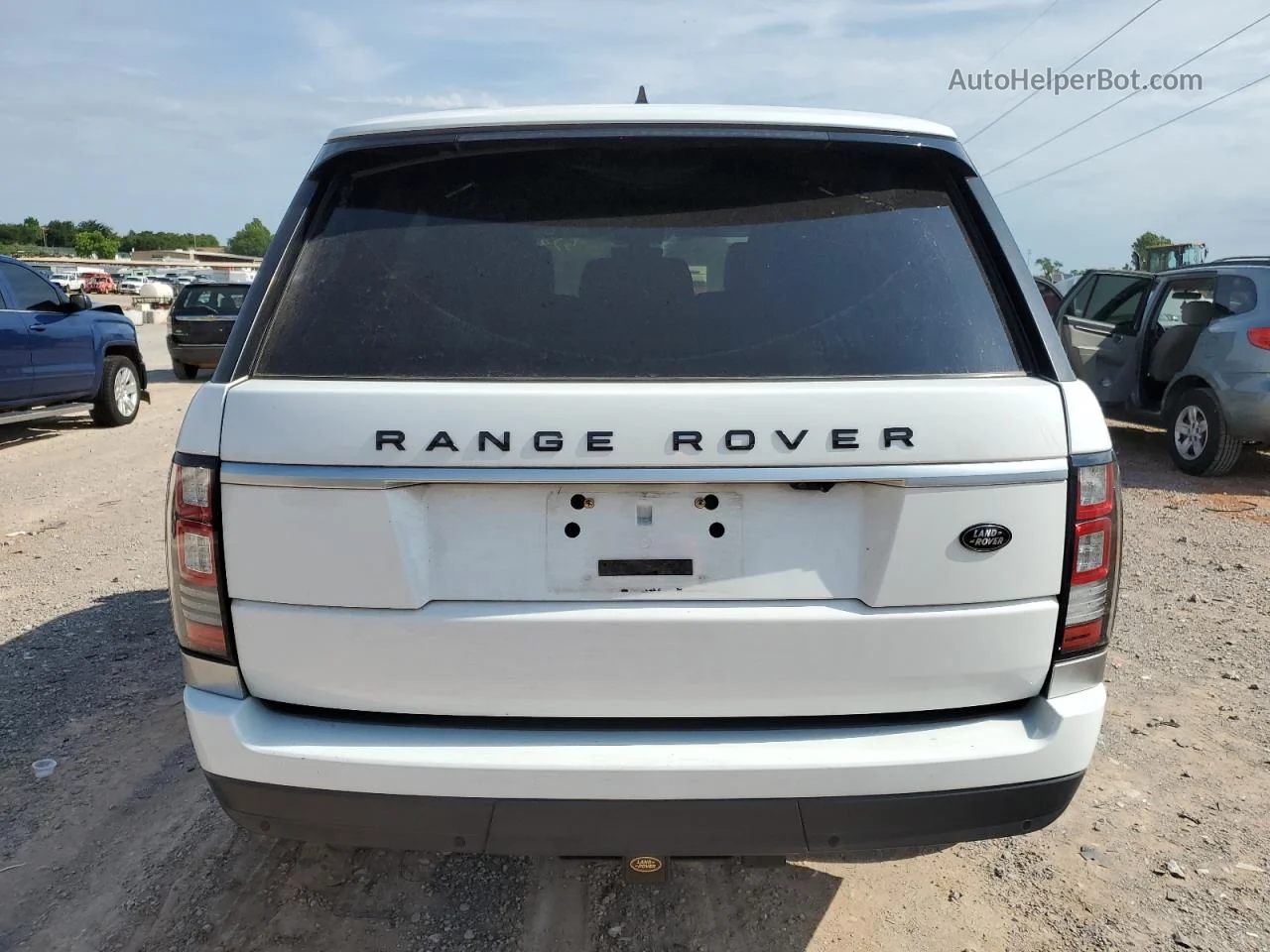 2017 Land Rover Range Rover  White vin: SALGR2FK7HA323145