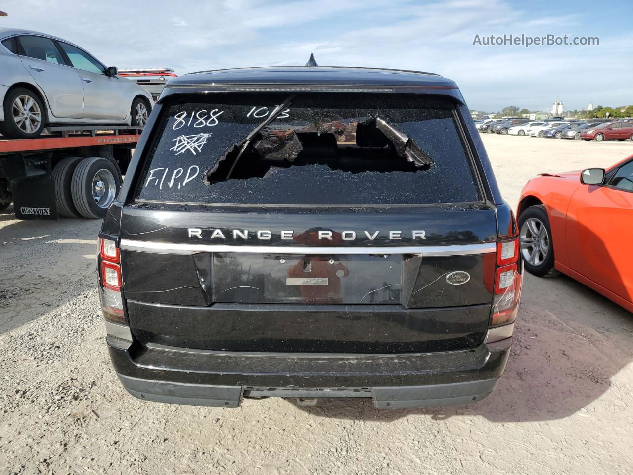 2017 Land Rover Range Rover  Черный vin: SALGR2FV0HA378188