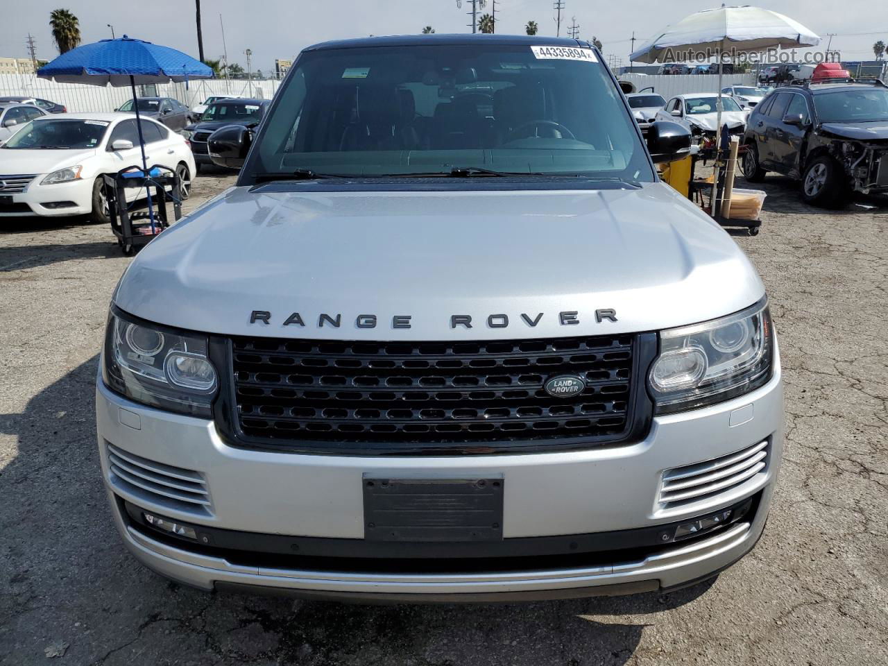 2014 Land Rover Range Rover  Silver vin: SALGR2WF6EA147168