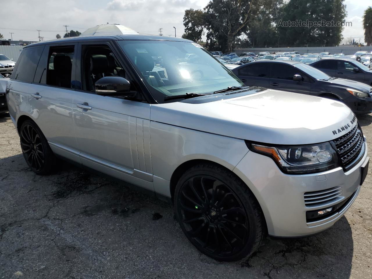 2014 Land Rover Range Rover  Silver vin: SALGR2WF6EA147168