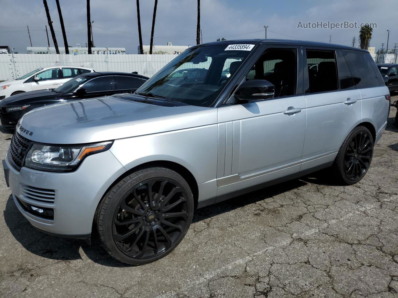 2014 Land Rover Range Rover  Silver vin: SALGR2WF6EA147168