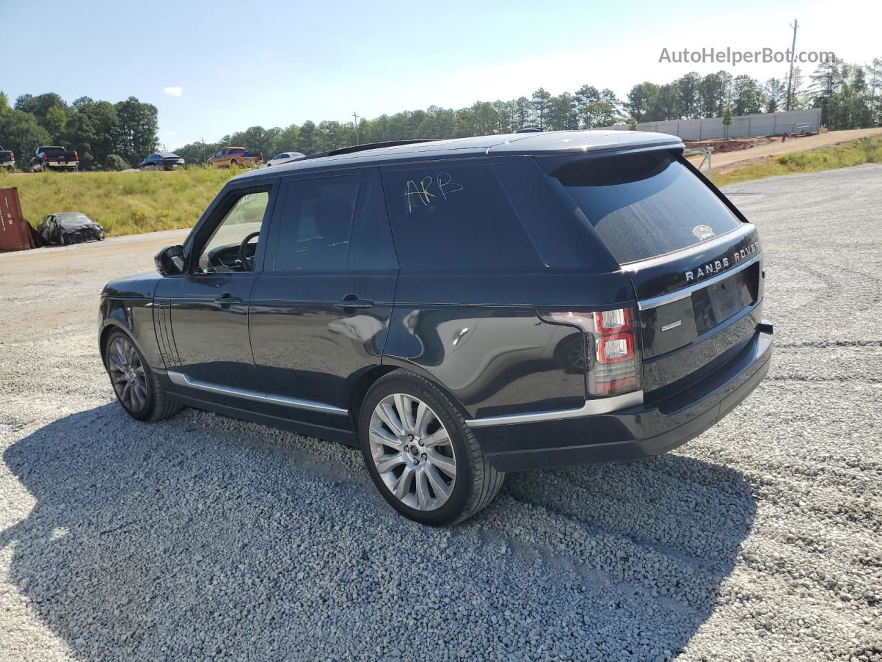 2014 Land Rover Range Rover Supercharged Black vin: SALGS2EF2EA134245