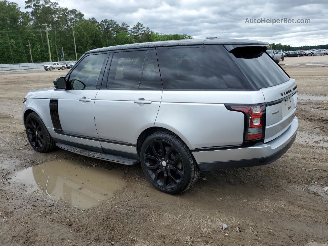 2014 Land Rover Range Rover Supercharged Silver vin: SALGS2EF2EA143852