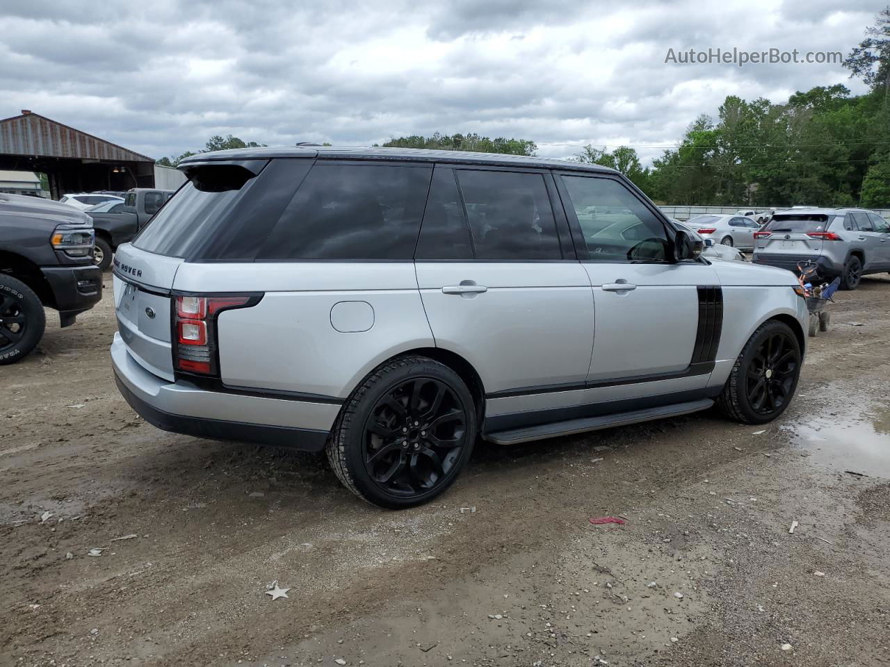 2014 Land Rover Range Rover Supercharged Silver vin: SALGS2EF2EA143852