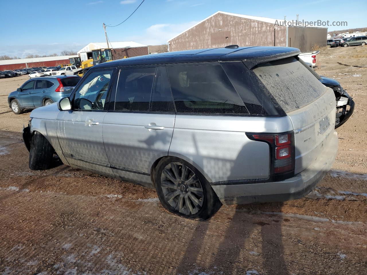 2014 Land Rover Range Rover Supercharged Silver vin: SALGS2EF4EA151273