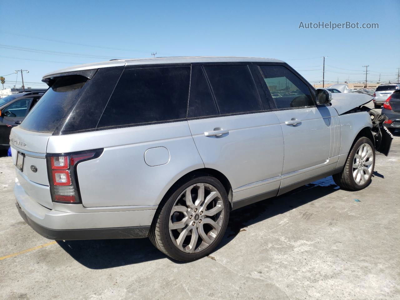 2014 Land Rover Range Rover Supercharged Silver vin: SALGS2EF5EA130965