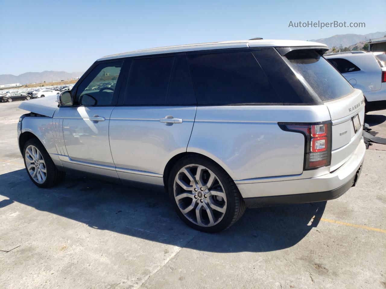 2014 Land Rover Range Rover Supercharged Silver vin: SALGS2EF5EA130965