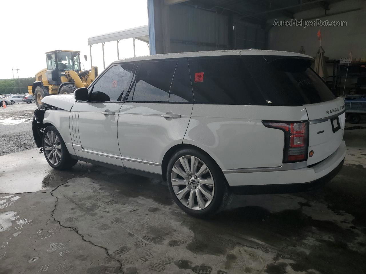 2014 Land Rover Range Rover Supercharged Белый vin: SALGS2EF7EA148805