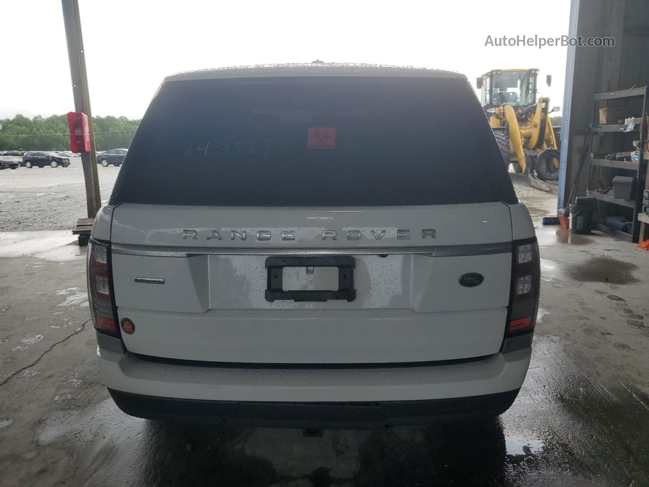 2014 Land Rover Range Rover Supercharged Белый vin: SALGS2EF7EA148805