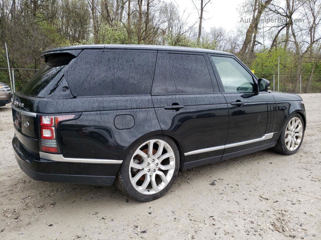 2014 Land Rover Range Rover Supercharged Черный vin: SALGS2EF7EA152756