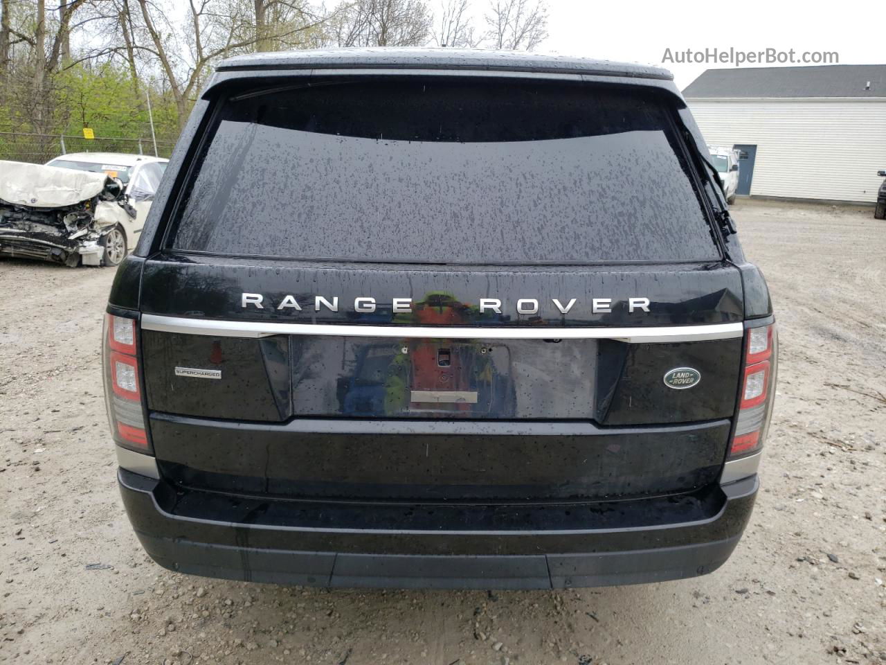 2014 Land Rover Range Rover Supercharged Черный vin: SALGS2EF7EA152756