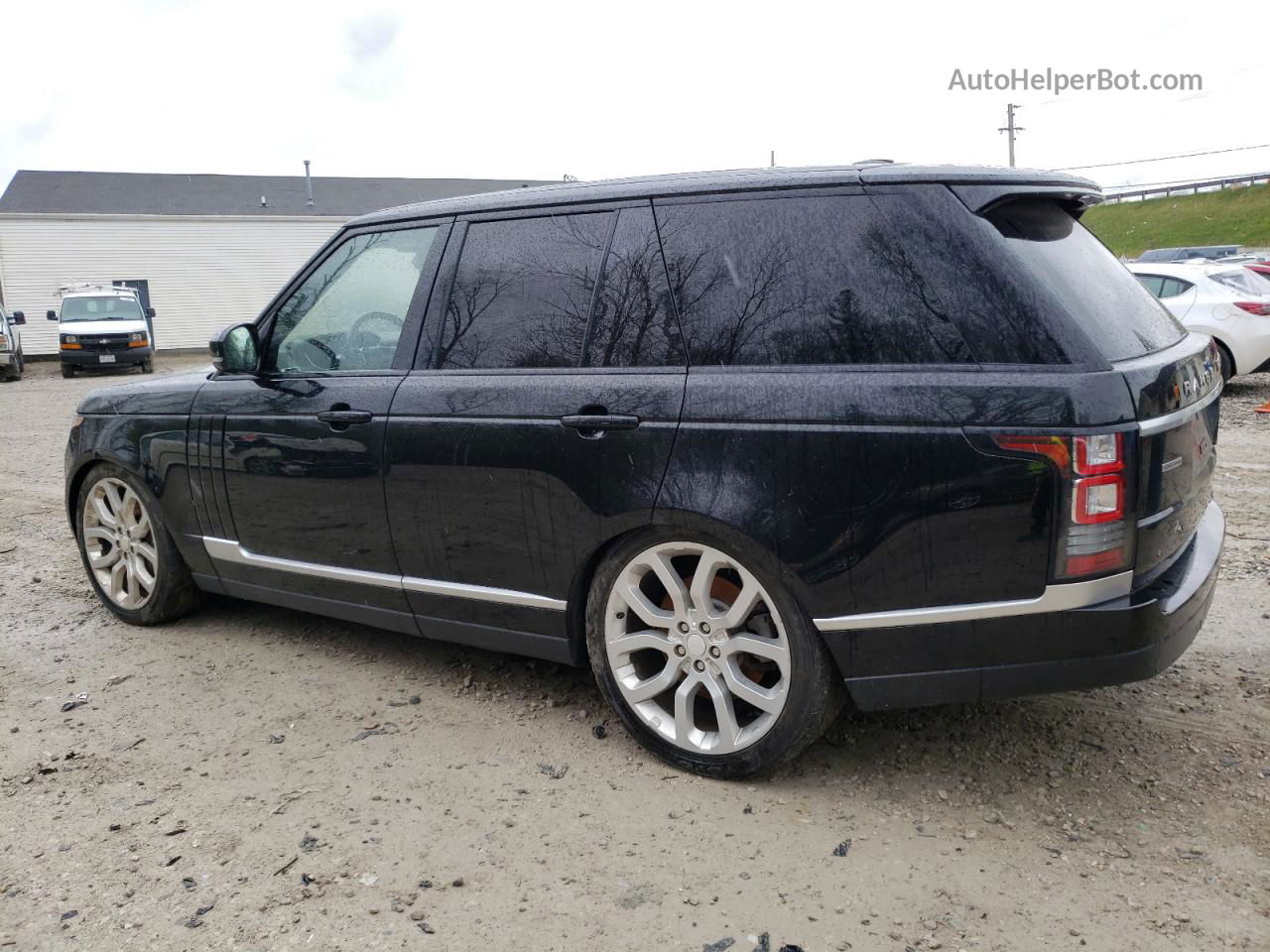 2014 Land Rover Range Rover Supercharged Черный vin: SALGS2EF7EA152756