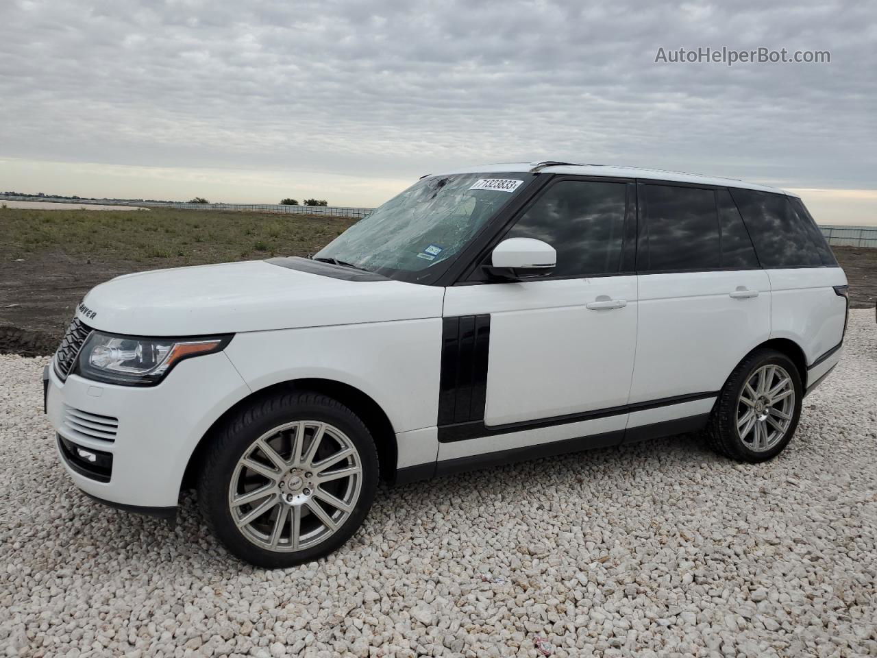 2014 Land Rover Range Rover Supercharged White vin: SALGS2EF9EA149633