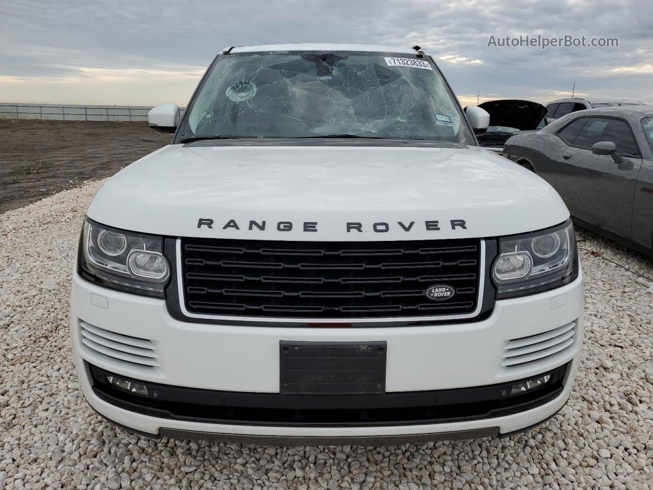 2014 Land Rover Range Rover Supercharged White vin: SALGS2EF9EA149633