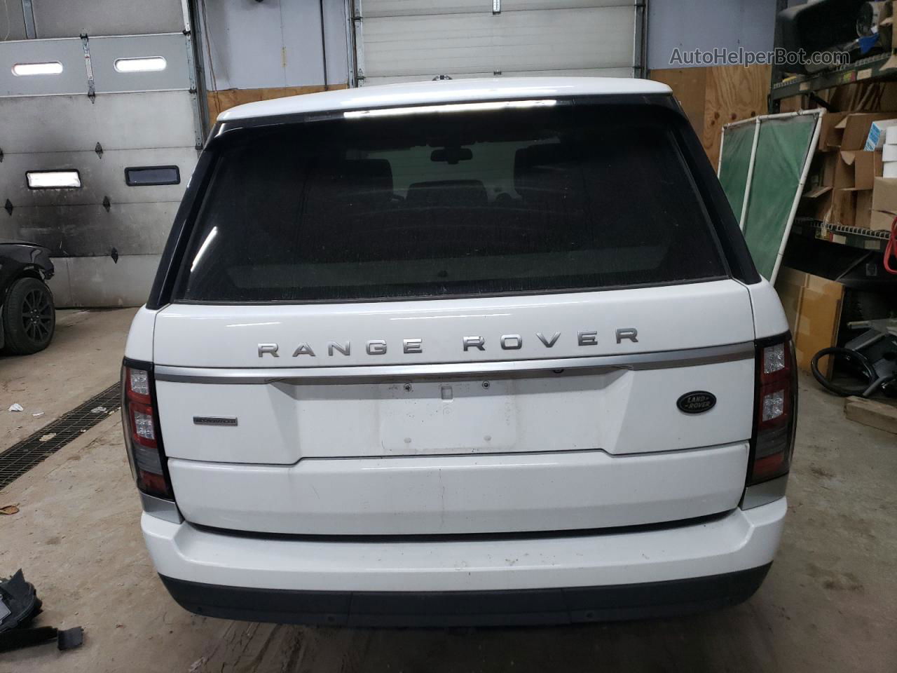 2014 Land Rover Range Rover Supercharged Белый vin: SALGS2EFXEA127981