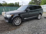 2017 Land Rover Range Rover Supercharged Черный vin: SALGS2FE0HA358057